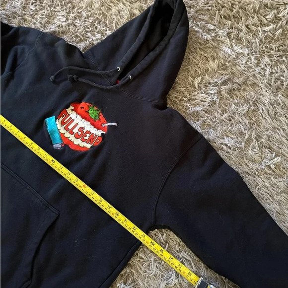 Full Send By Nelk Unisex Hoodie Adult Large Black - Picture 3 of 5